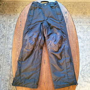 Rugged Bear Insulated & Reinforced Black Snow Board/Ski Pants Kids Size 10/12
